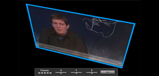 demostración astro video en 3d